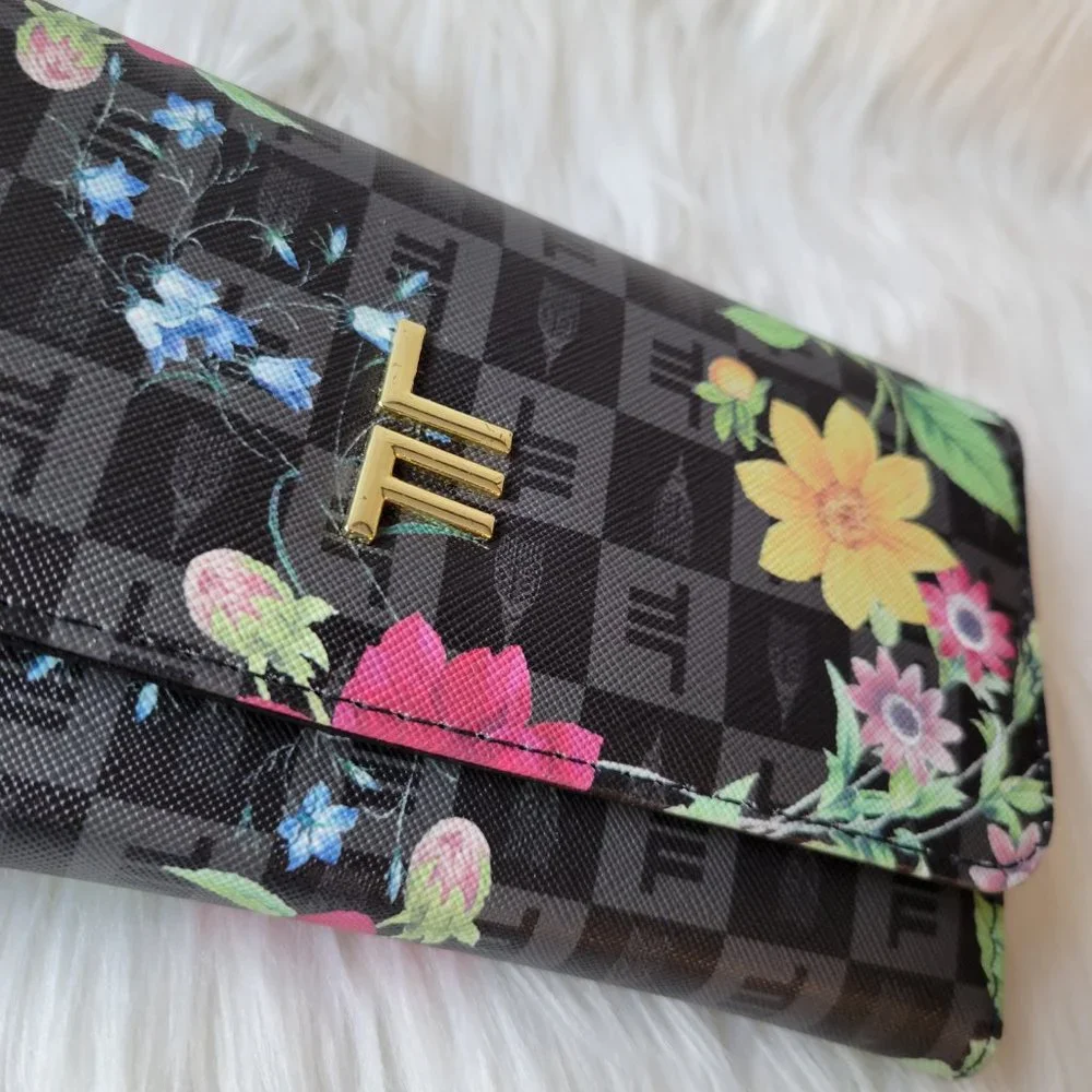 London Fog Floral Flap Wallet